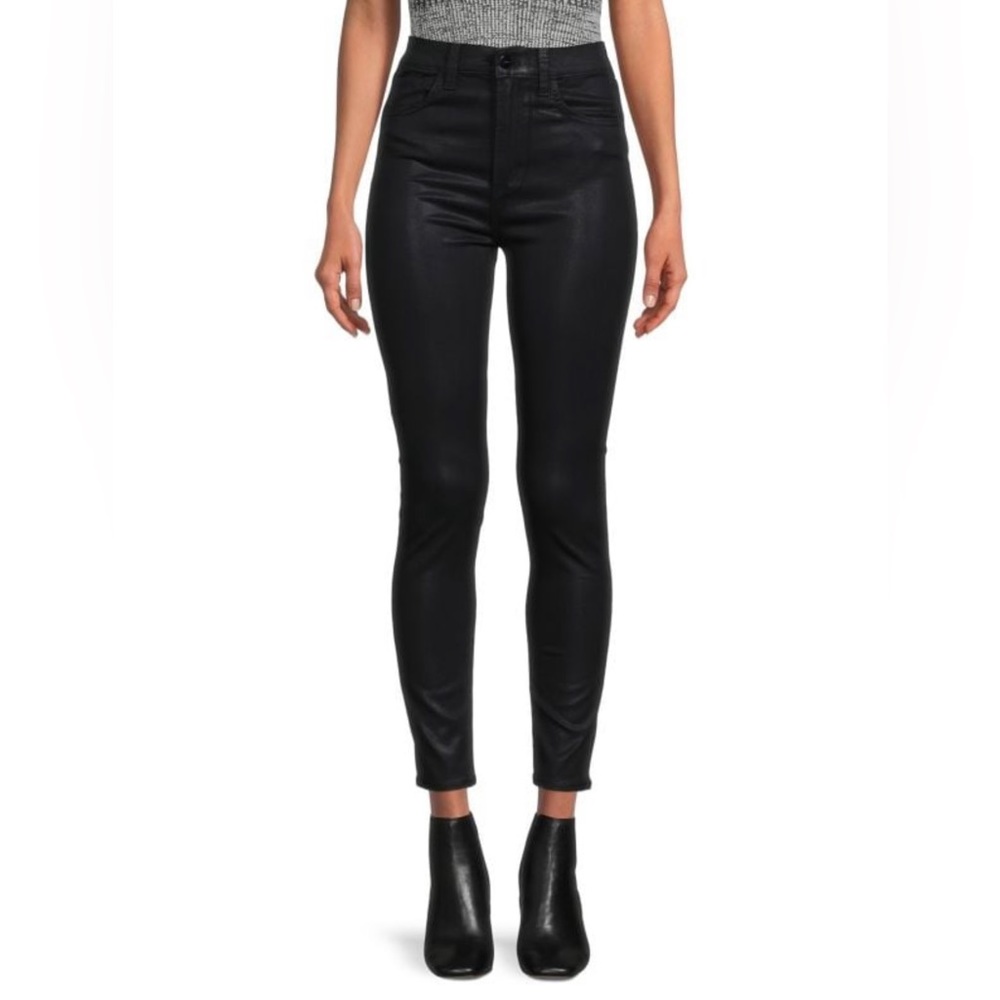 Joe’s Jeans The Charlie Skinny Ankle - Black Coated Size 26